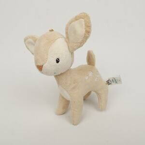 Little Jellycat Deer Fawn Shaker Rattle 6'' Plush